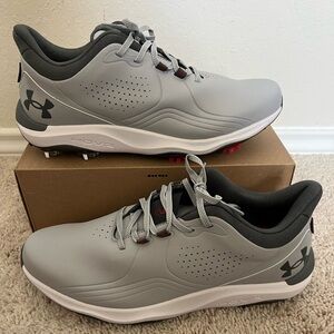 Under Armour HOVR Drive Golf Spiked Gray Shoes